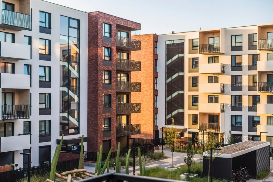 New multi-unit apartment buildings