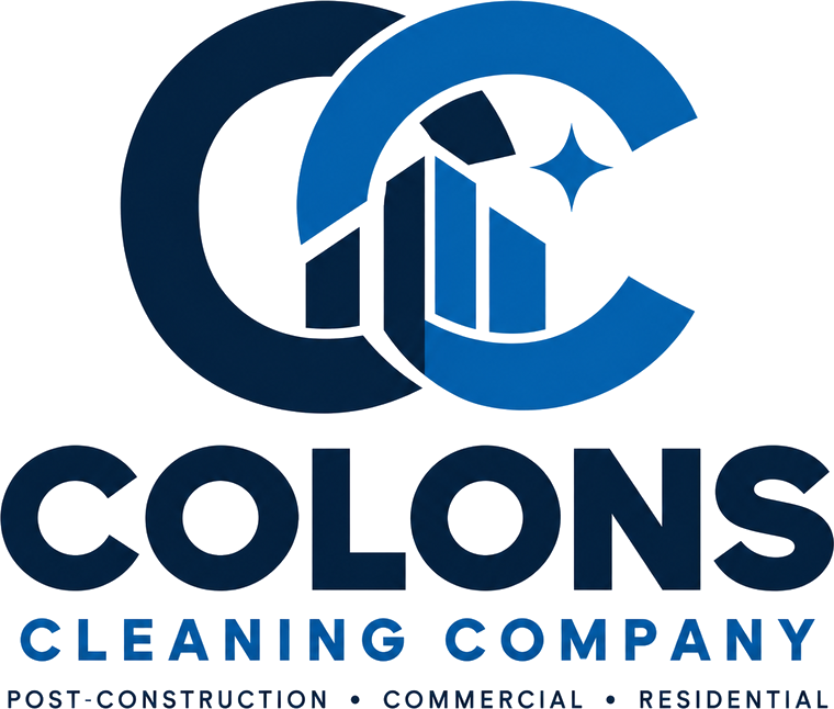 Colons Cleaning Company logo: post-construction, commercial, residential